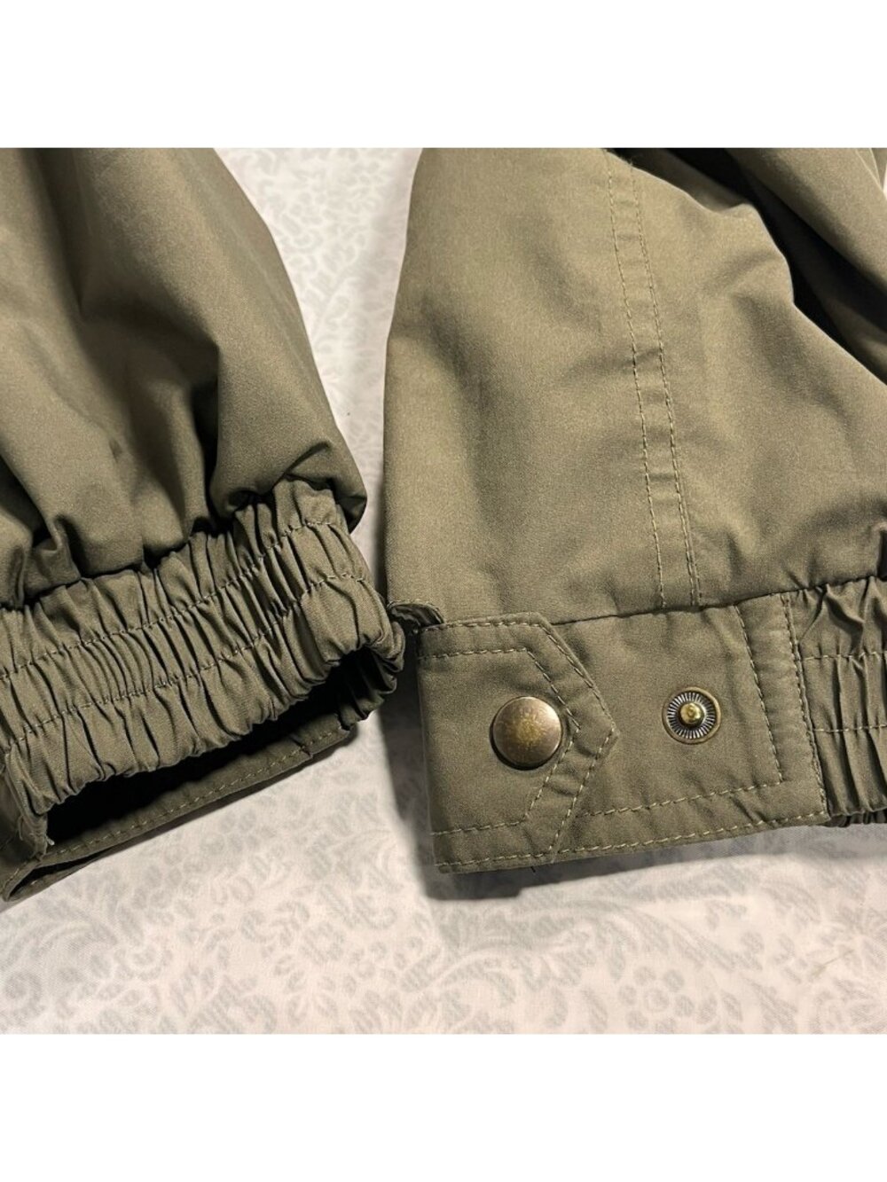 Men’s Size Large Tourney Gore Tex Jacket Windbreaker Color Block Blue Tan - Picture 14 of 14